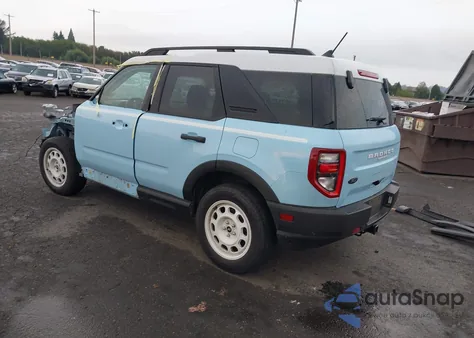 2023 Ford Bronco Sport Heritage z USA, uszkodzony, nr VIN 3FMCR9G66PRD80016